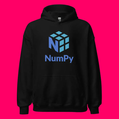 The Numpy Stacked Logo Hoodie (unisex).