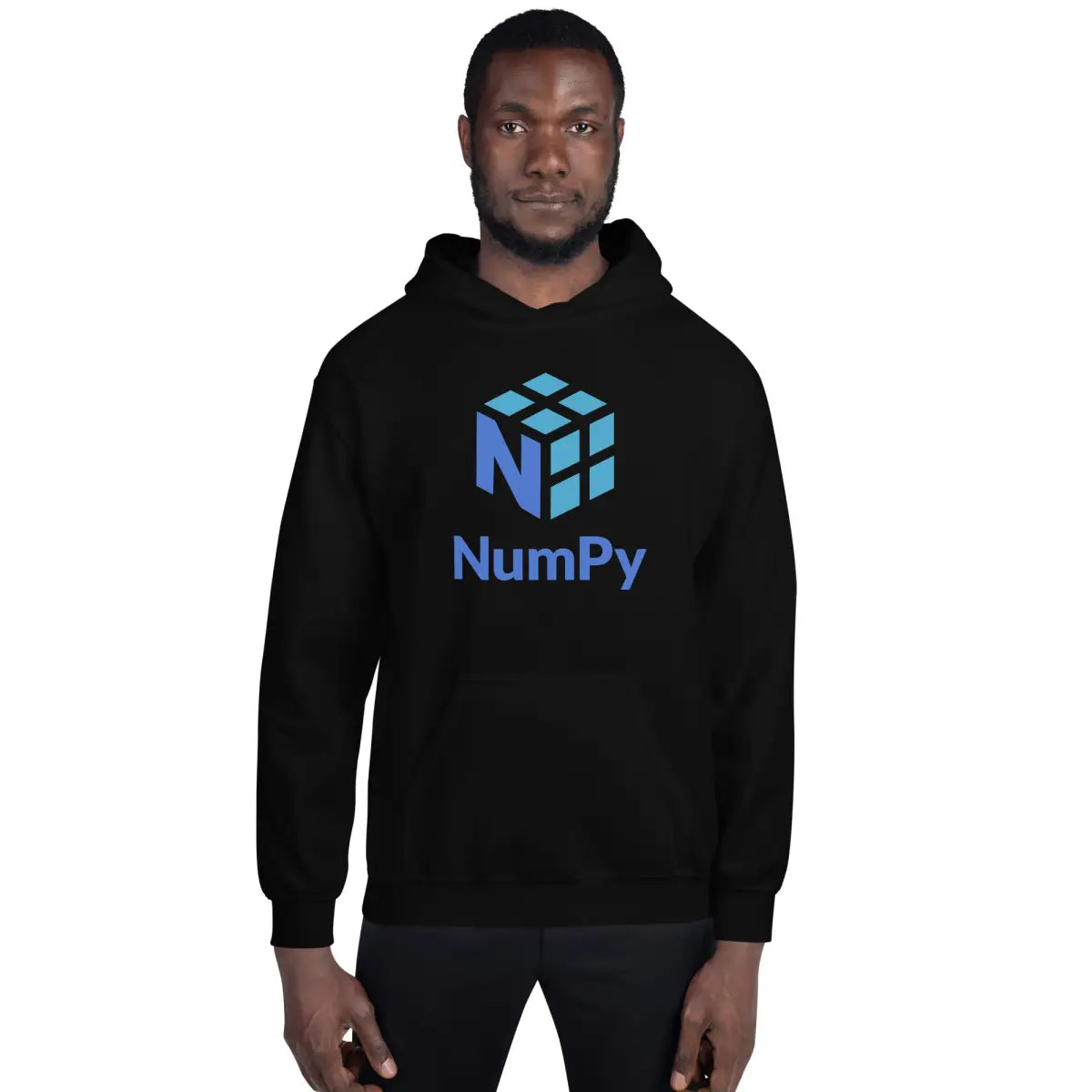 The Numpy Stacked Logo Hoodie (unisex).