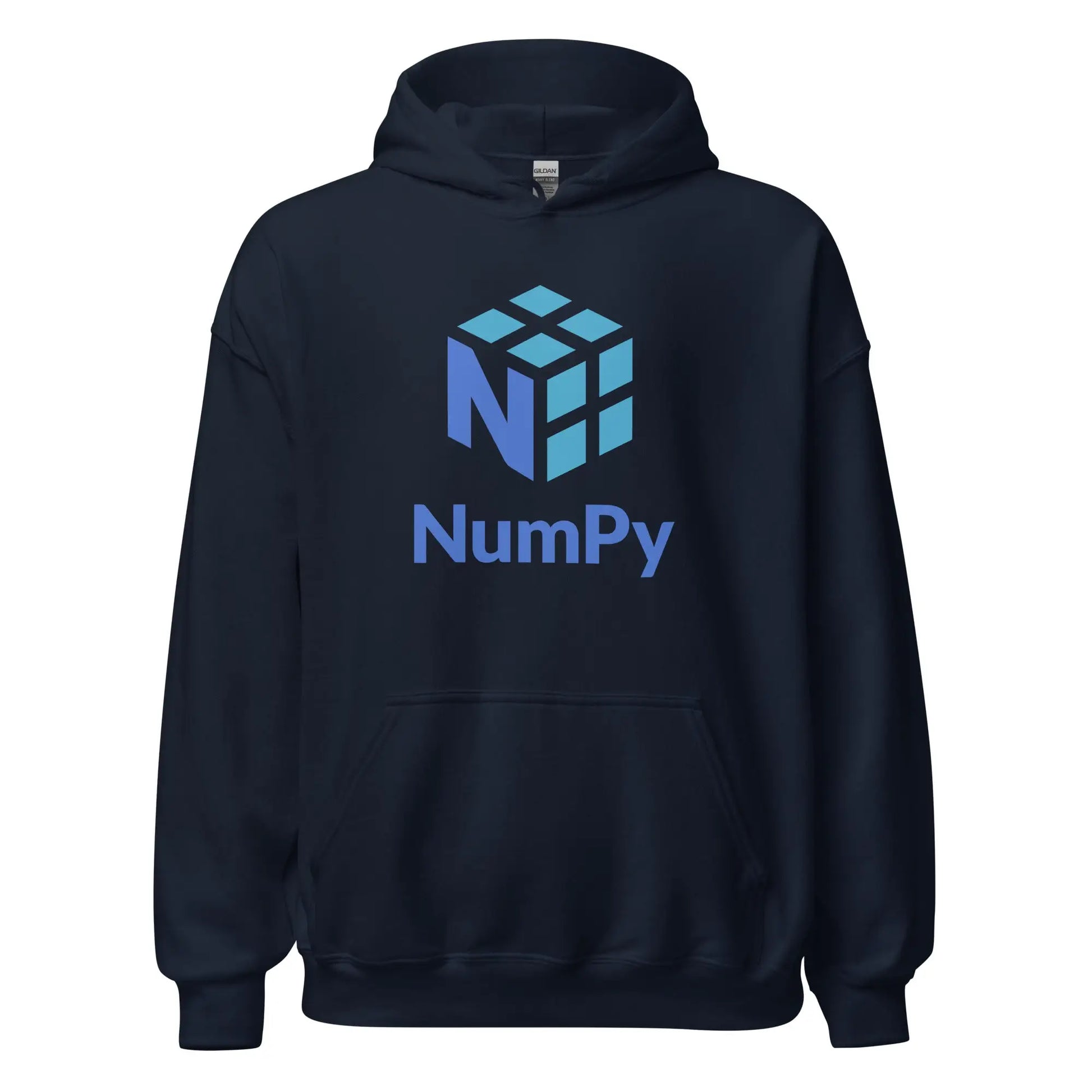 NumPy Stacked Logo Hoodie (unisex) - Navy / M