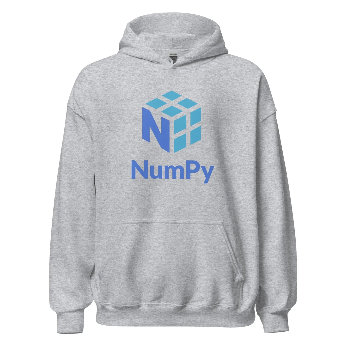 NumPy Stacked Logo Hoodie (unisex) - Sport Grey / M