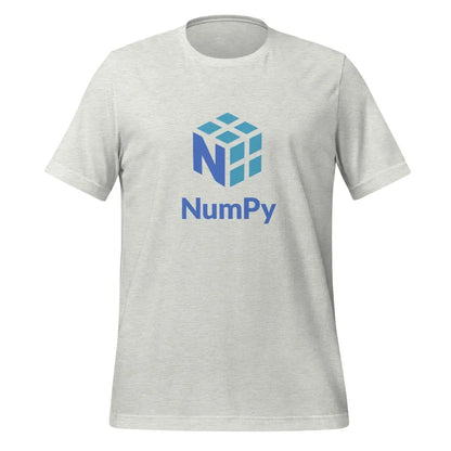 NumPy Stacked Logo T-Shirt (unisex) - Ash / M