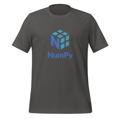 NumPy Stacked Logo T-Shirt (unisex) - Asphalt / M