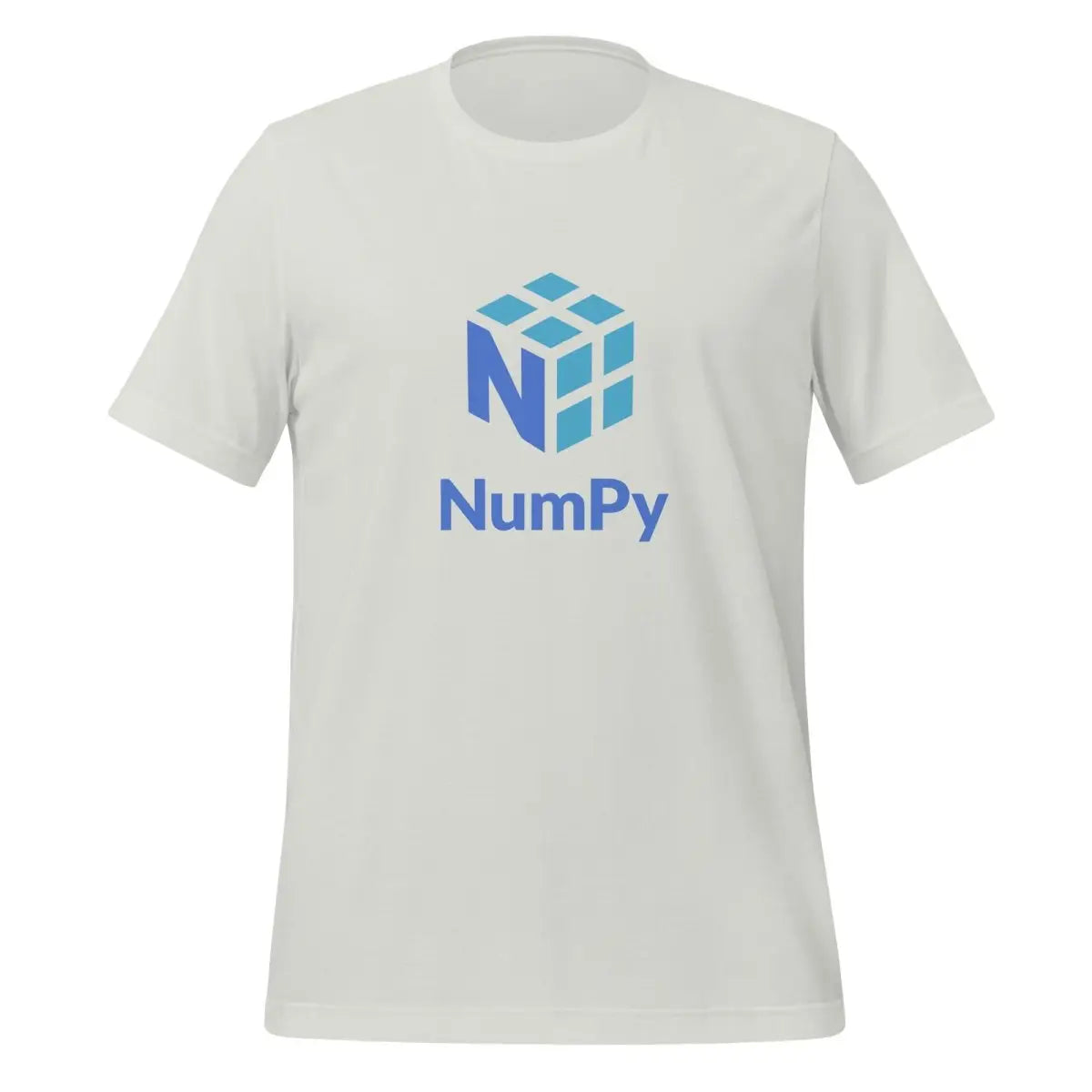 NumPy Stacked Logo T-Shirt (unisex) - Silver / M