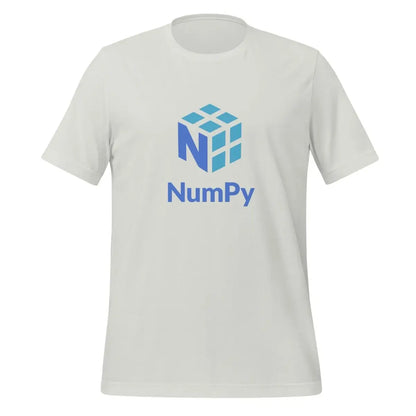 NumPy Stacked Logo T-Shirt (unisex) - Silver / M