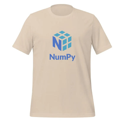 NumPy Stacked Logo T-Shirt (unisex) - Soft Cream / M