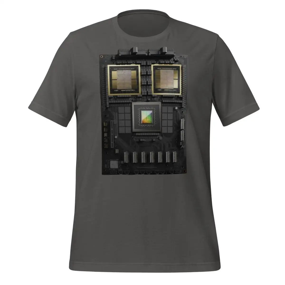 NVIDIA GB200 Grace Blackwell Superchip T-Shirt (unisex) - Asphalt / M