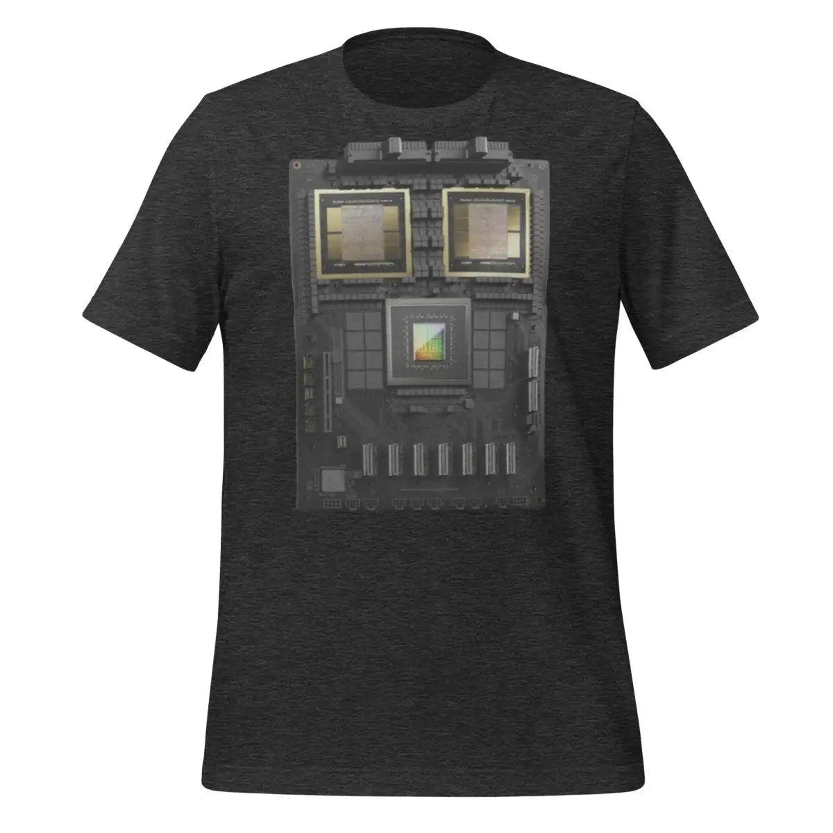 NVIDIA GB200 Grace Blackwell Superchip T-Shirt (unisex) - Dark Grey Heather / M