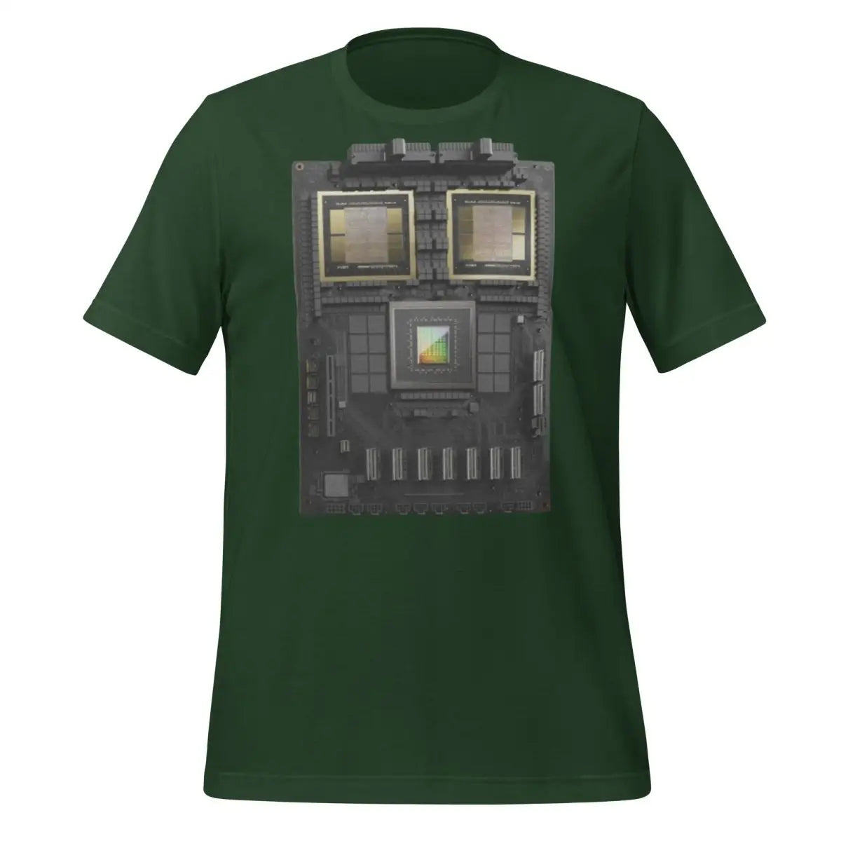 NVIDIA GB200 Grace Blackwell Superchip T-Shirt (unisex) - Forest / M