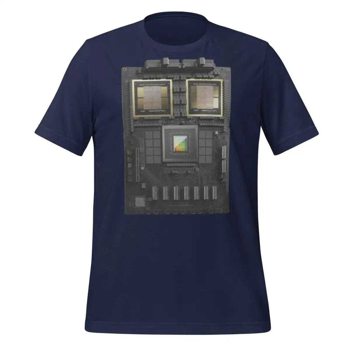 NVIDIA GB200 Grace Blackwell Superchip T-Shirt (unisex) - Navy / M