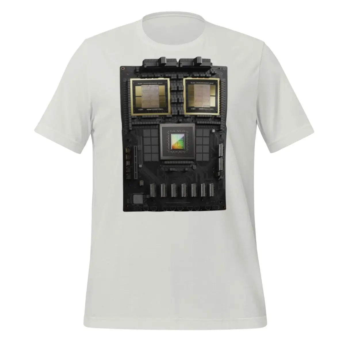 NVIDIA GB200 Grace Blackwell Superchip T-Shirt (unisex) - Silver / M