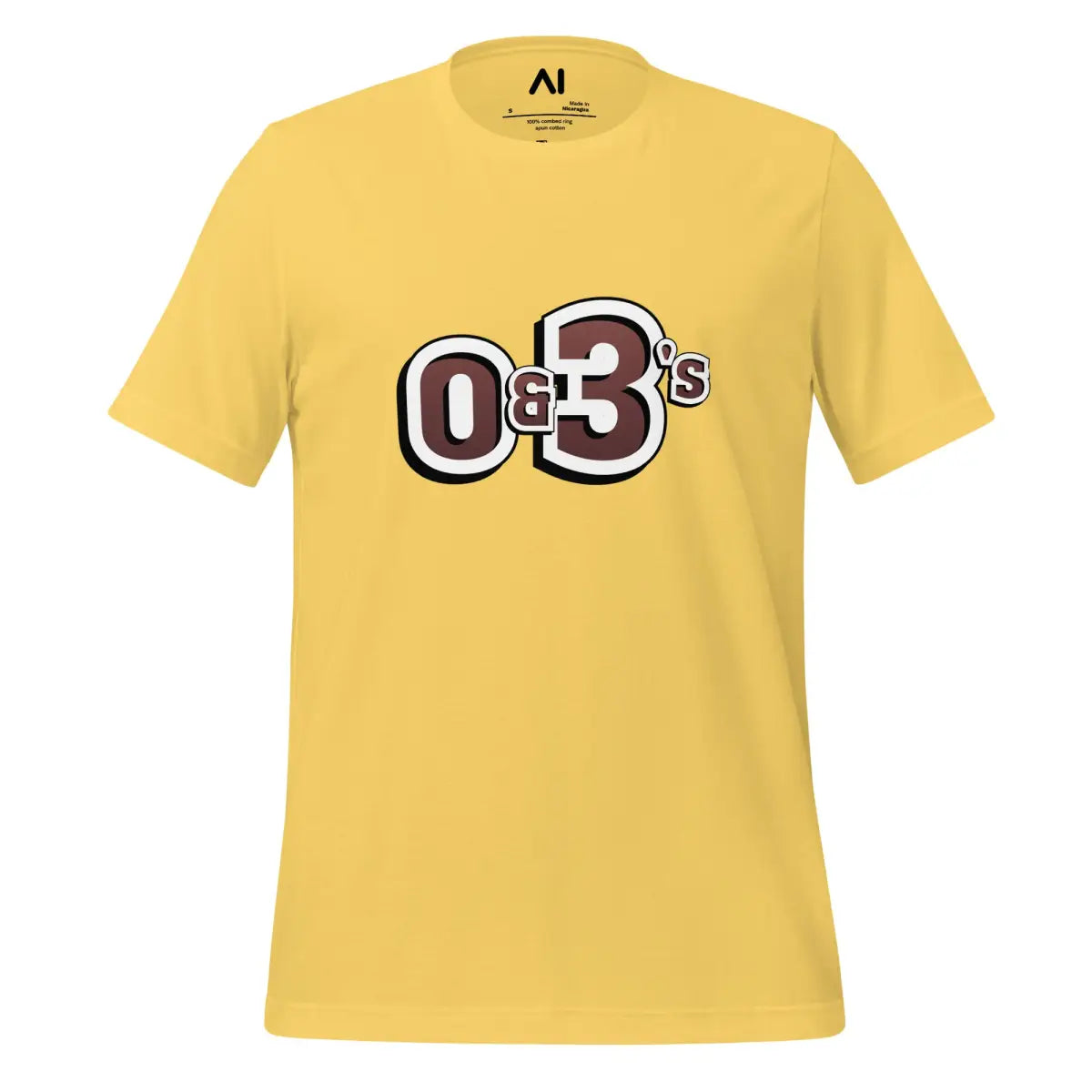 o&3’s T-Shirt (unisex) - Yellow / M