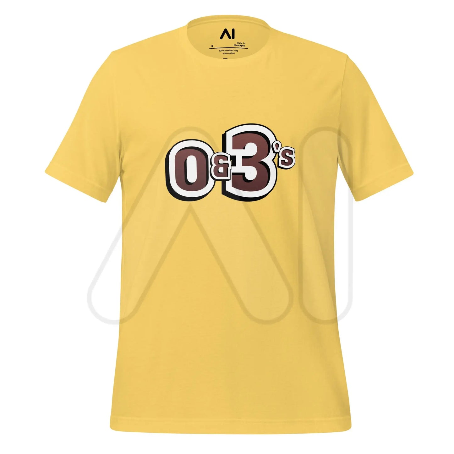 o&3’s T-Shirt (unisex) - Yellow / M