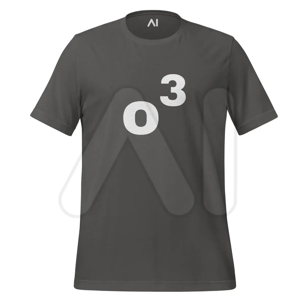 o to the Power of 3 T-Shirt (unisex) - Asphalt / M