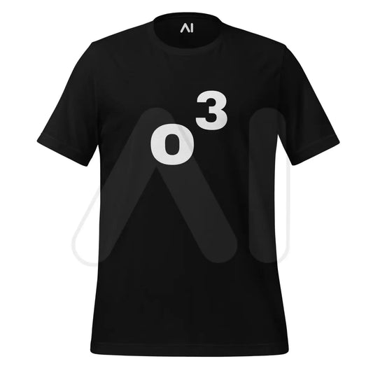 The o to the Power of 3 T-shirt (unisex) Black / m.