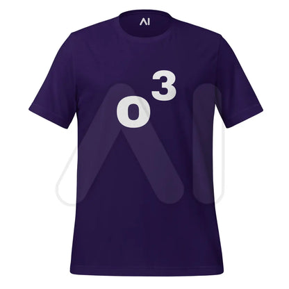 o to the Power of 3 T-Shirt (unisex) - Team Purple / M