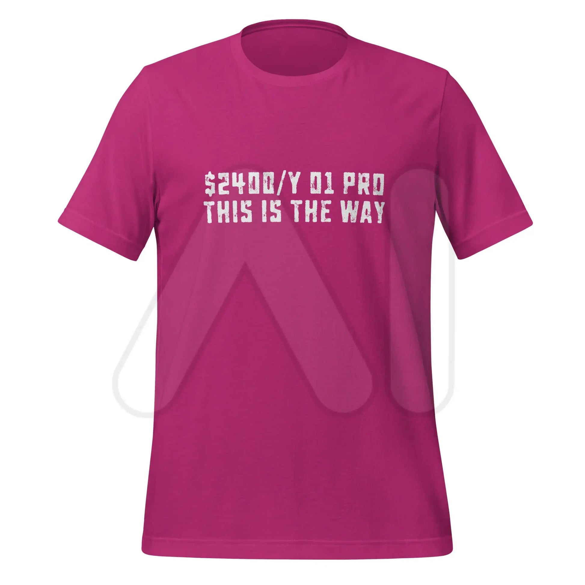 o1 Pro This Is The Way T-Shirt (unisex) - Berry / M