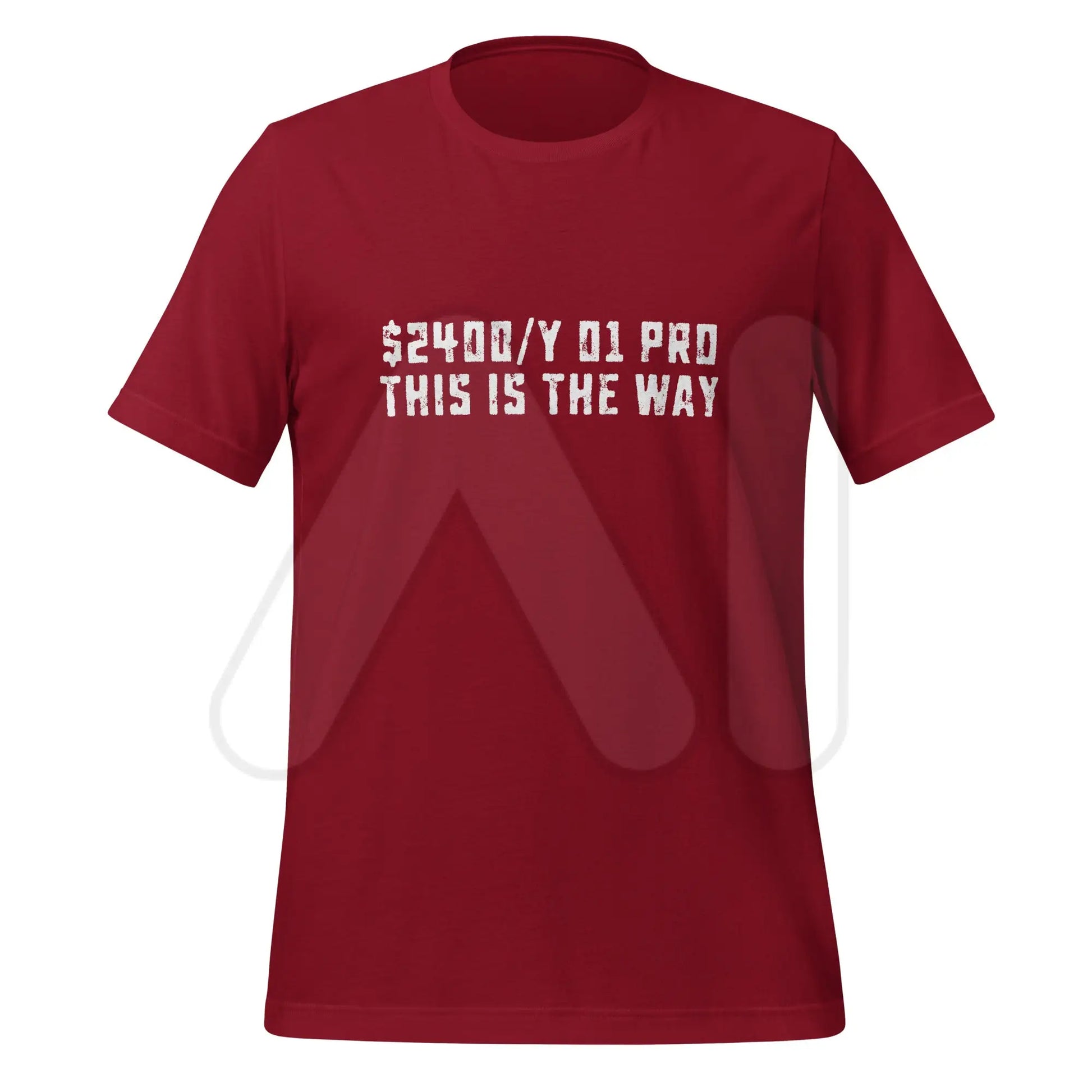 o1 Pro This Is The Way T-Shirt (unisex) - Cardinal / M