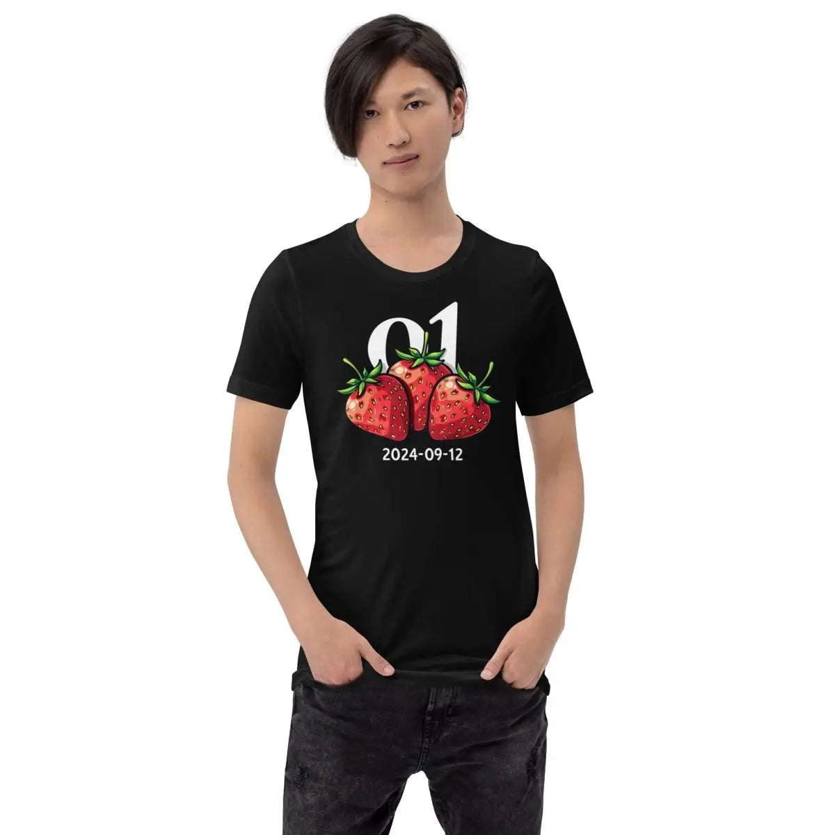 o1 Strawberries 2024-09-12 T-Shirt (unisex)