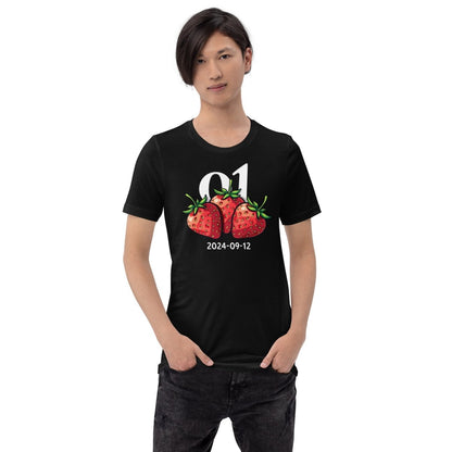 o1 Strawberries 2024 - 09 - 12 T-Shirt (unisex) - Black - AI Store