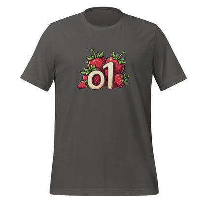 o1 Strawberries T-Shirt 2 (unisex) - Asphalt / M