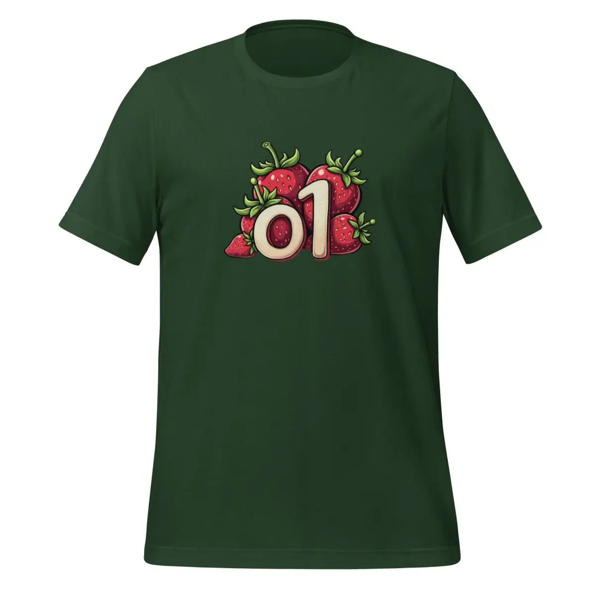 o1 Strawberries T-Shirt 2 (unisex) - Forest / M