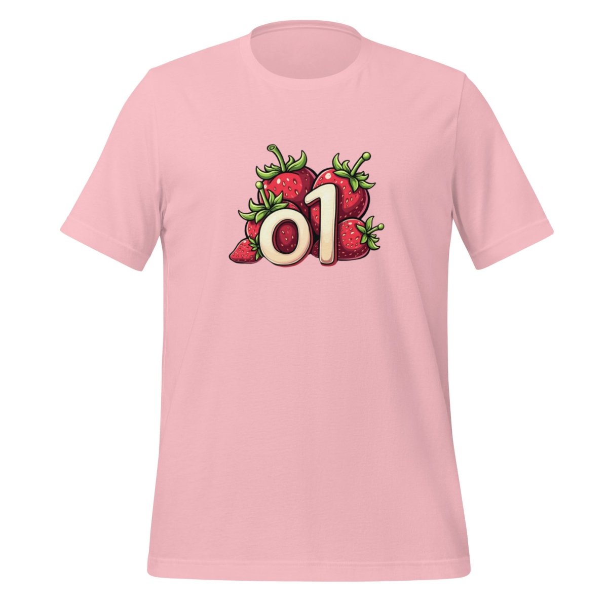 o1 Strawberries T-Shirt 2 (unisex) - Pink - AI Store