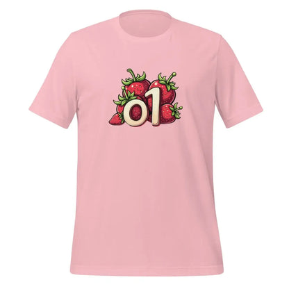 o1 Strawberries T-Shirt 2 (unisex) - Pink / M