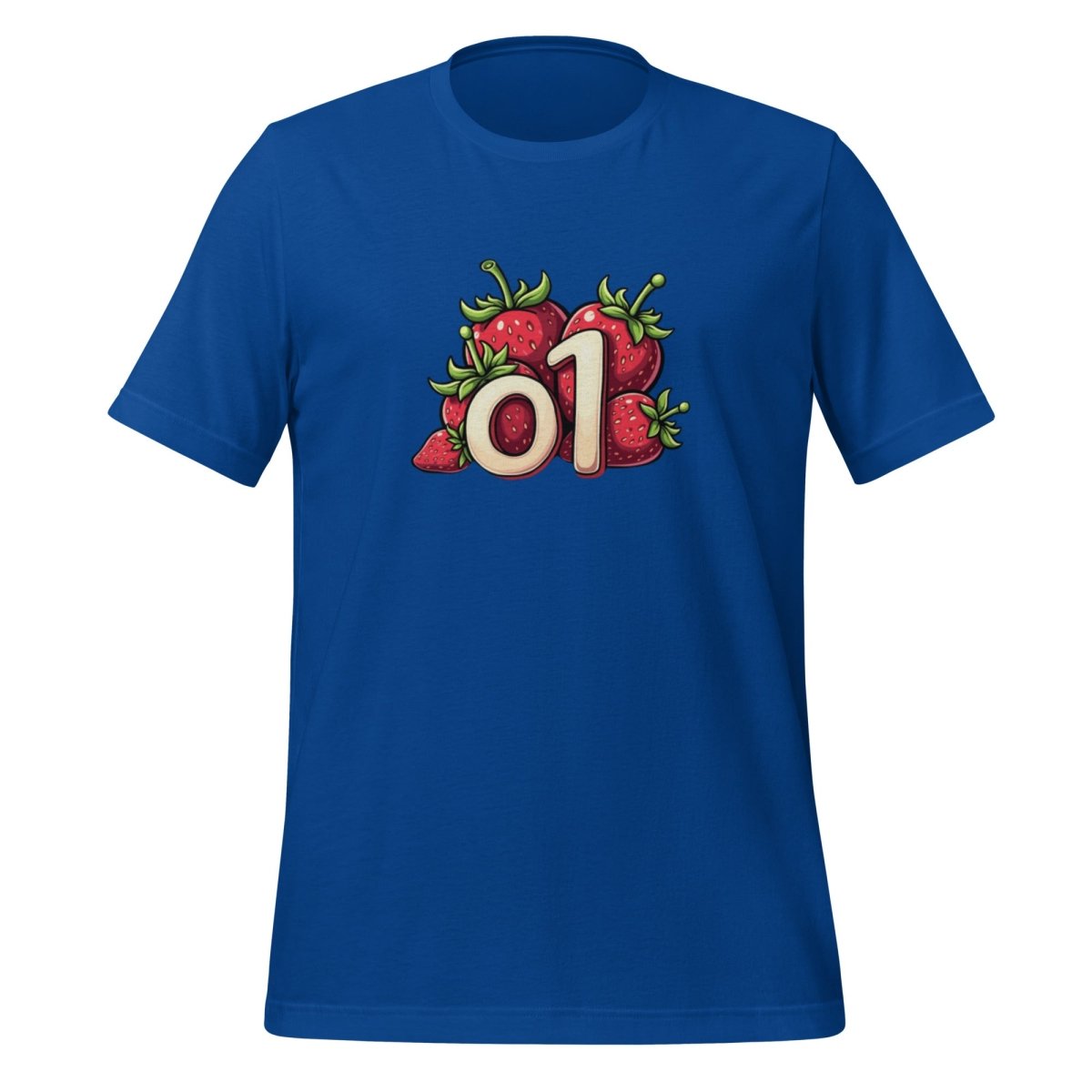 o1 Strawberries T-Shirt 2 (unisex) - True Royal - AI Store