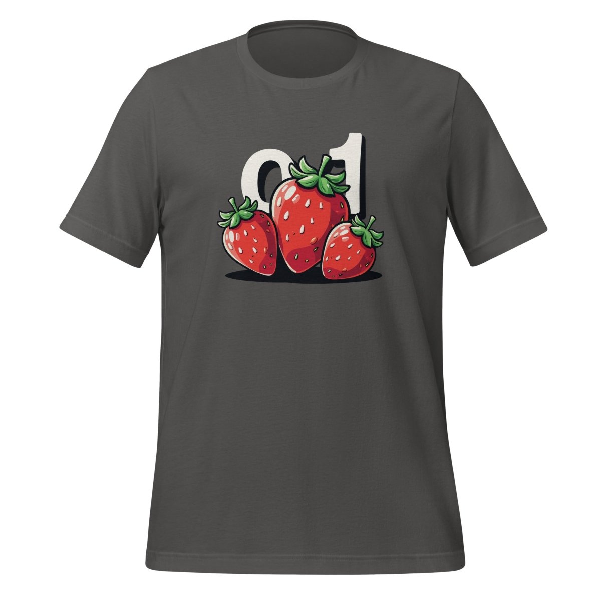 o1 Strawberries T-Shirt (unisex) - Asphalt - AI Store