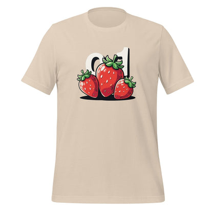 o1 Strawberries T-Shirt (unisex) - Soft Cream - AI Store