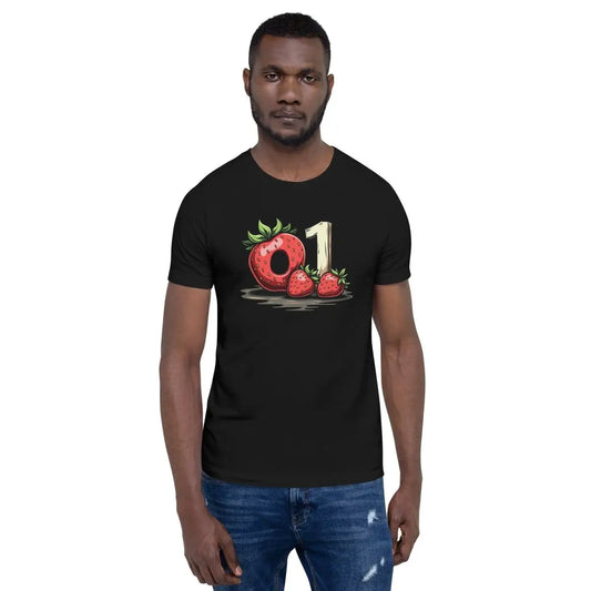 The O1 Strawberry Donut T-shirt (unisex).