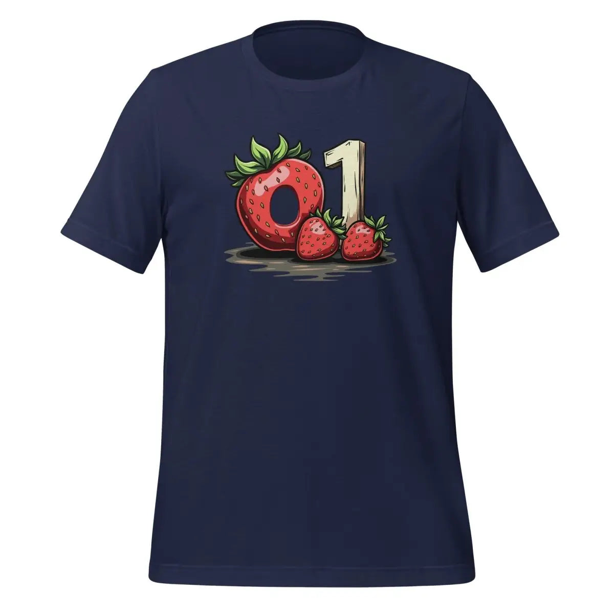 o1 Strawberry Donut T-Shirt (unisex) - Navy / M