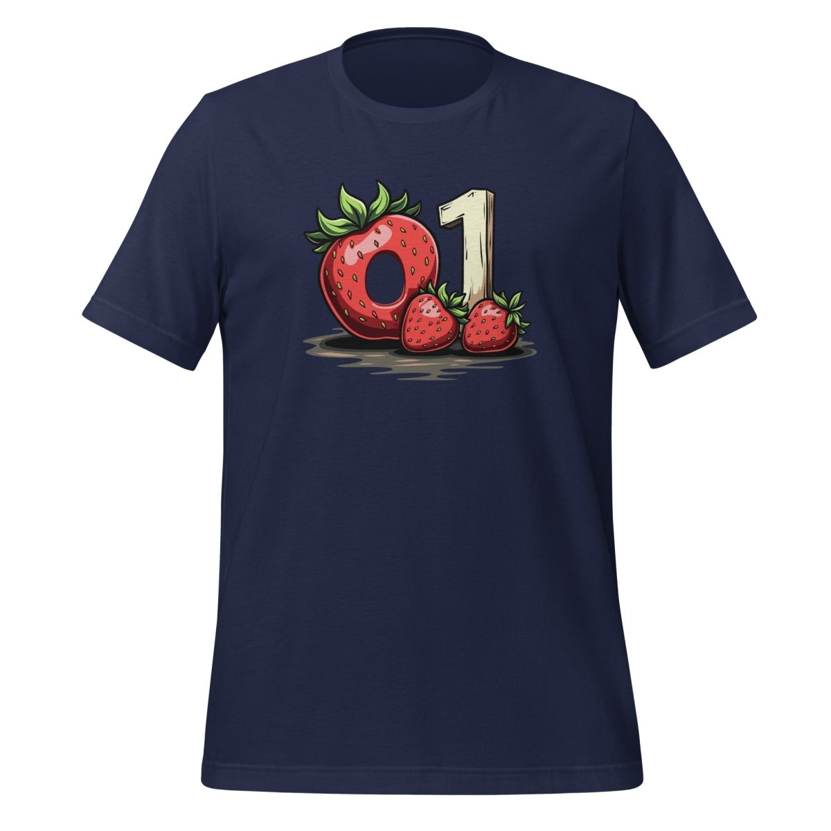 o1 Strawberry Donut T-Shirt (unisex) - Navy - AI Store