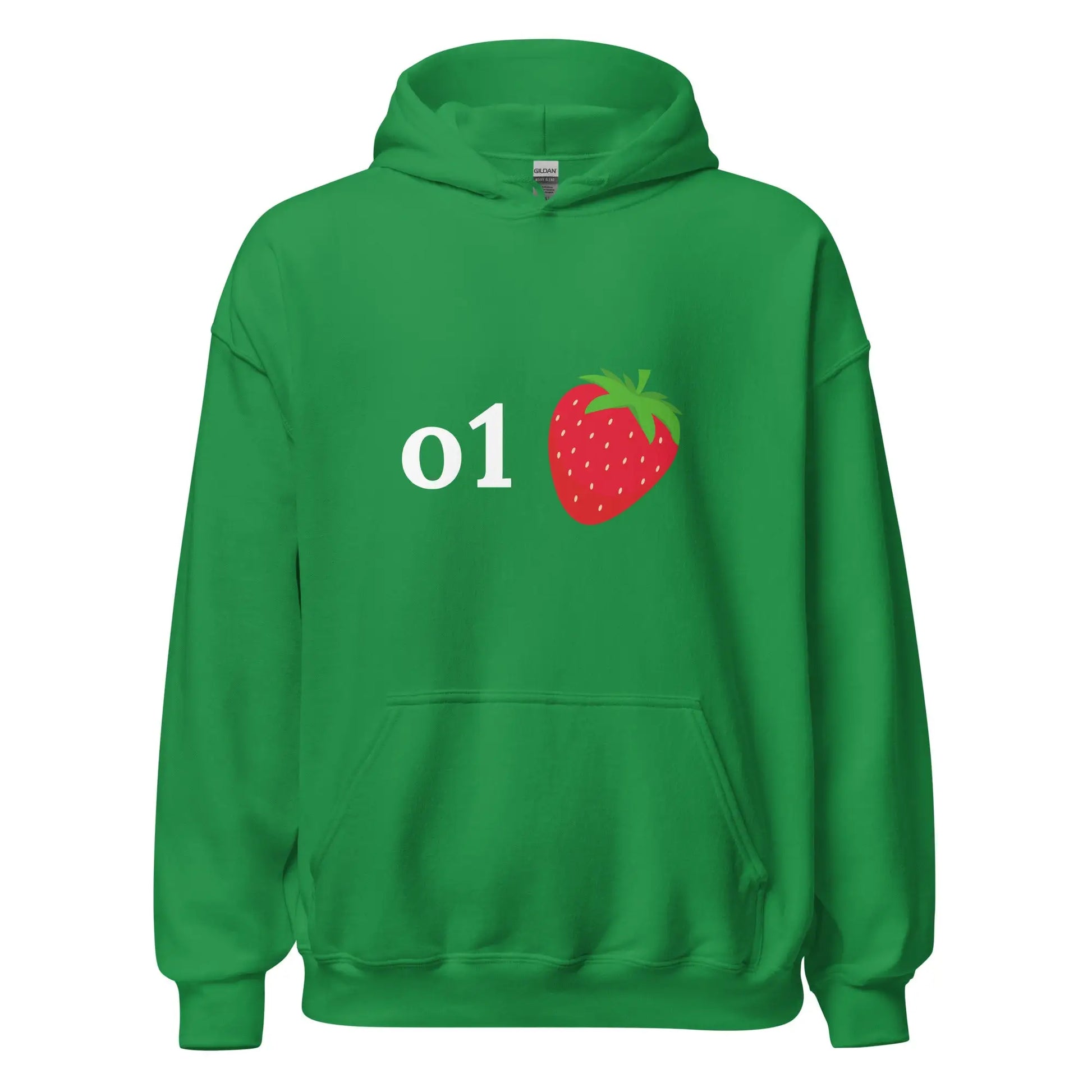 o1 Strawberry Hoodie (unisex) - Irish Green / M