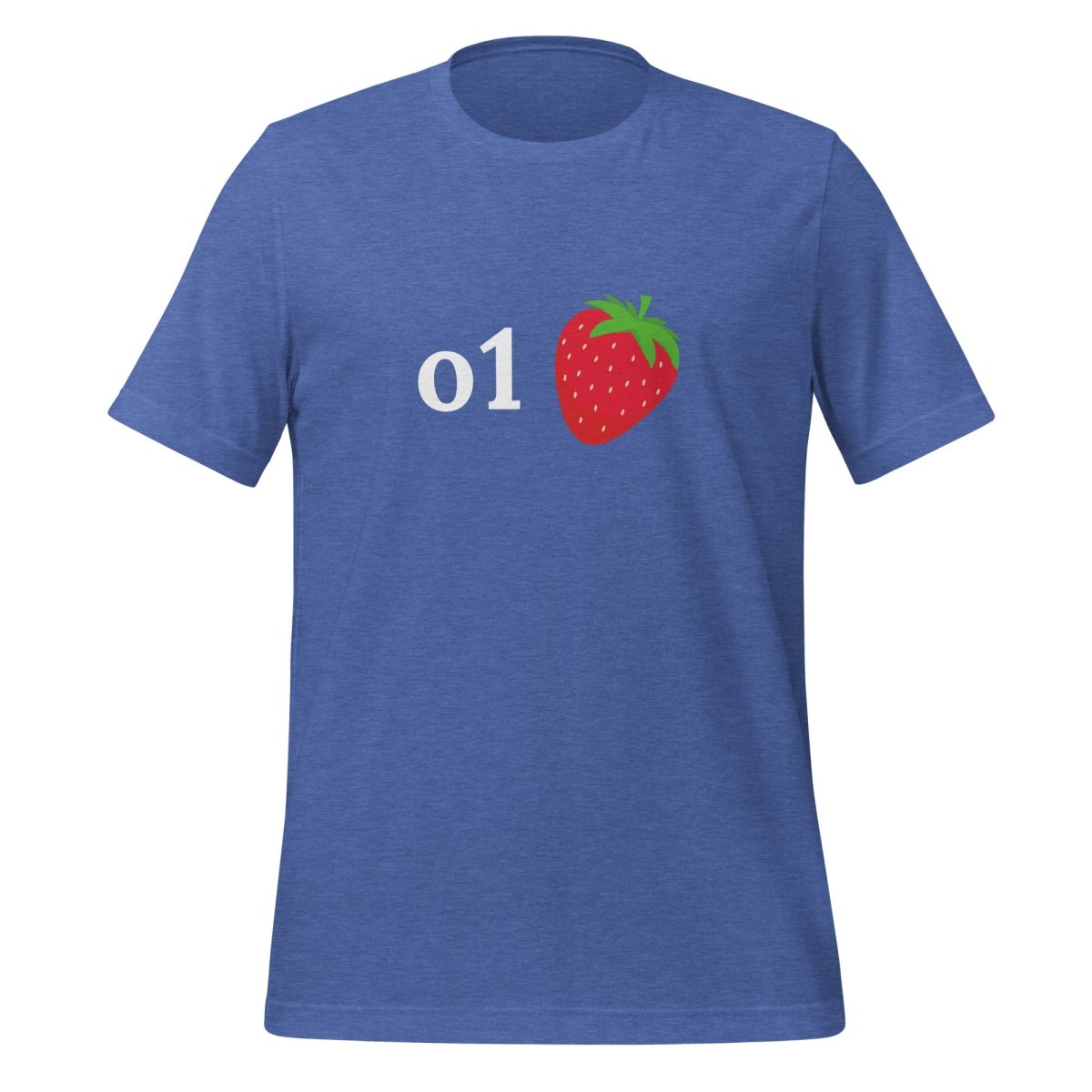 o1 Strawberry T-Shirt (unisex) - Heather True Royal - AI Store