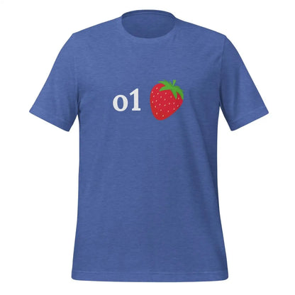 o1 Strawberry T-Shirt (unisex) - Heather True Royal / M