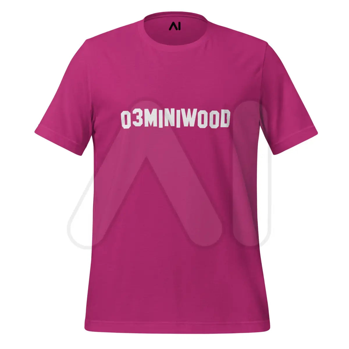 o3-mini Hollywood Sign T-Shirt (unisex) - Berry / M