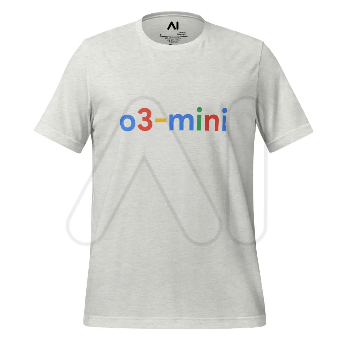 o3-mini Search Logo T-Shirt (unisex) - Ash / M