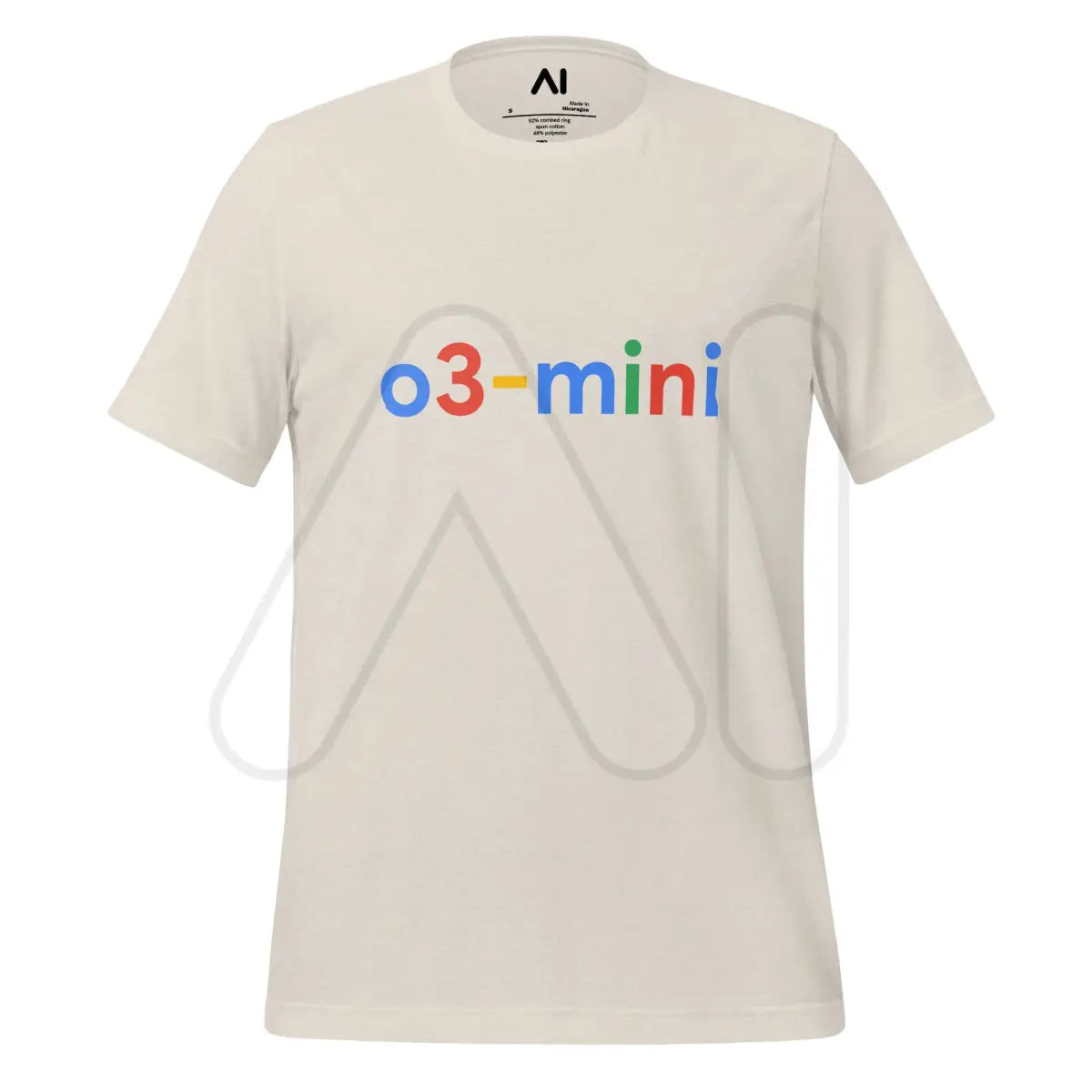 o3-mini Search Logo T-Shirt (unisex) - Heather Dust / M