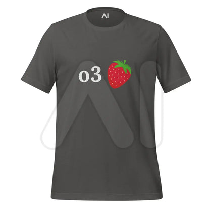 o3 Strawberry T-Shirt (unisex) - Asphalt / M