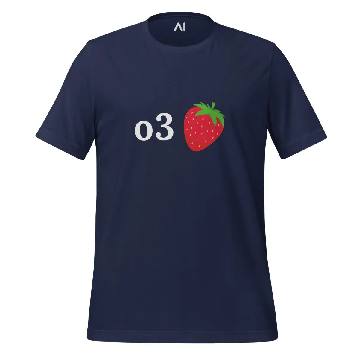 o3 Strawberry T-Shirt (unisex) - Navy / M