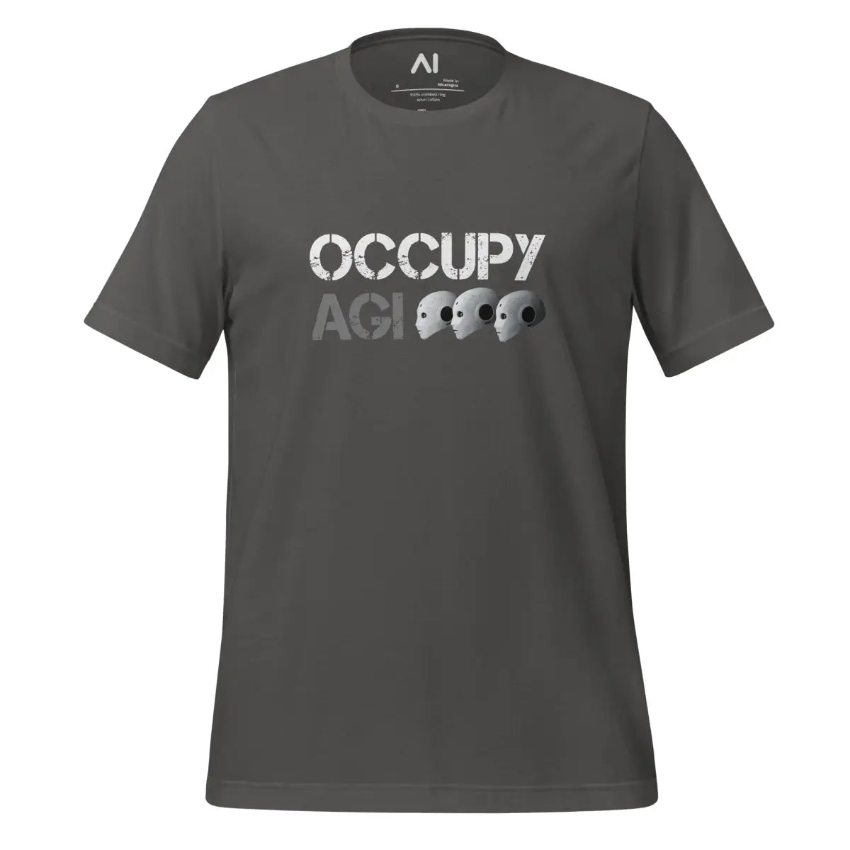 Occupy AGI T-Shirt (unisex) - Asphalt / M