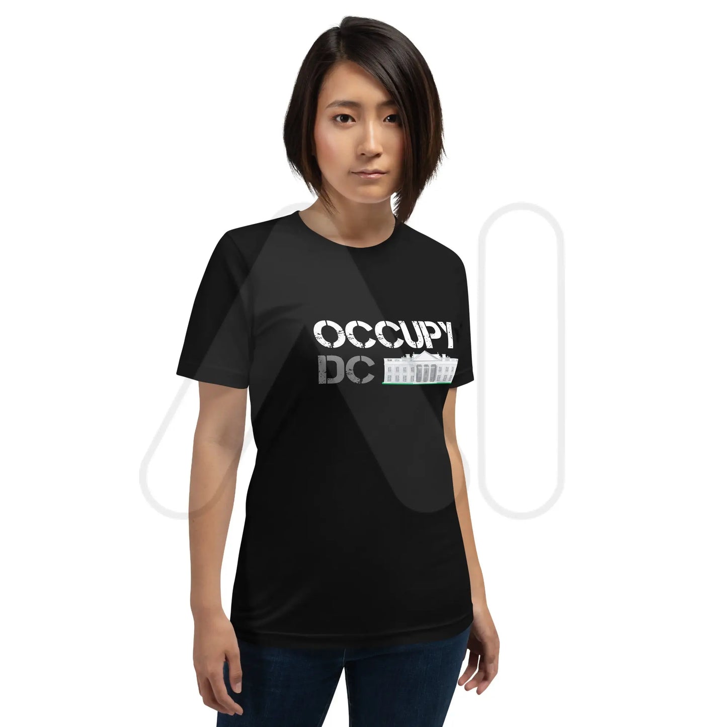 The Occupy Dc T-shirt for Elon (unisex).