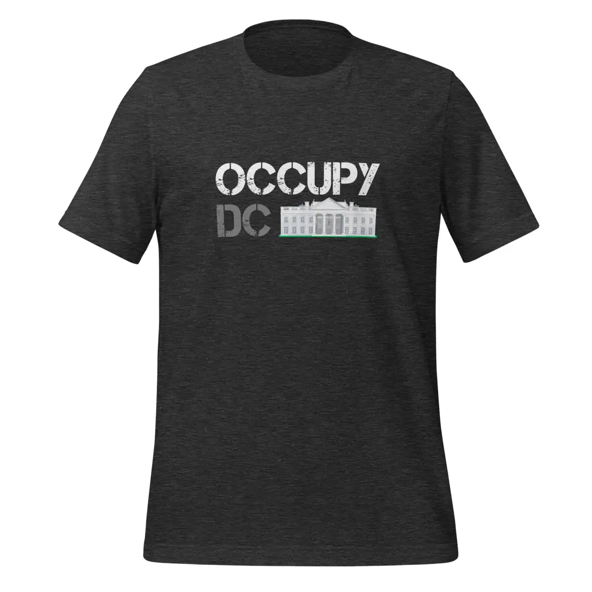 The Occupy Dc T-shirt for Elon (unisex) Dark Grey Heather / m.