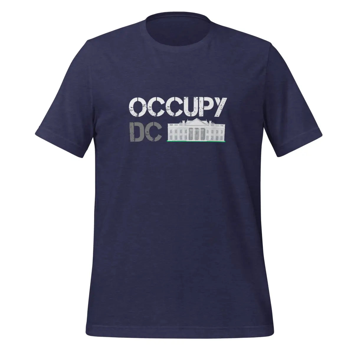 The Occupy Dc T-shirt for Elon (unisex) Heather Midnight Navy / m.