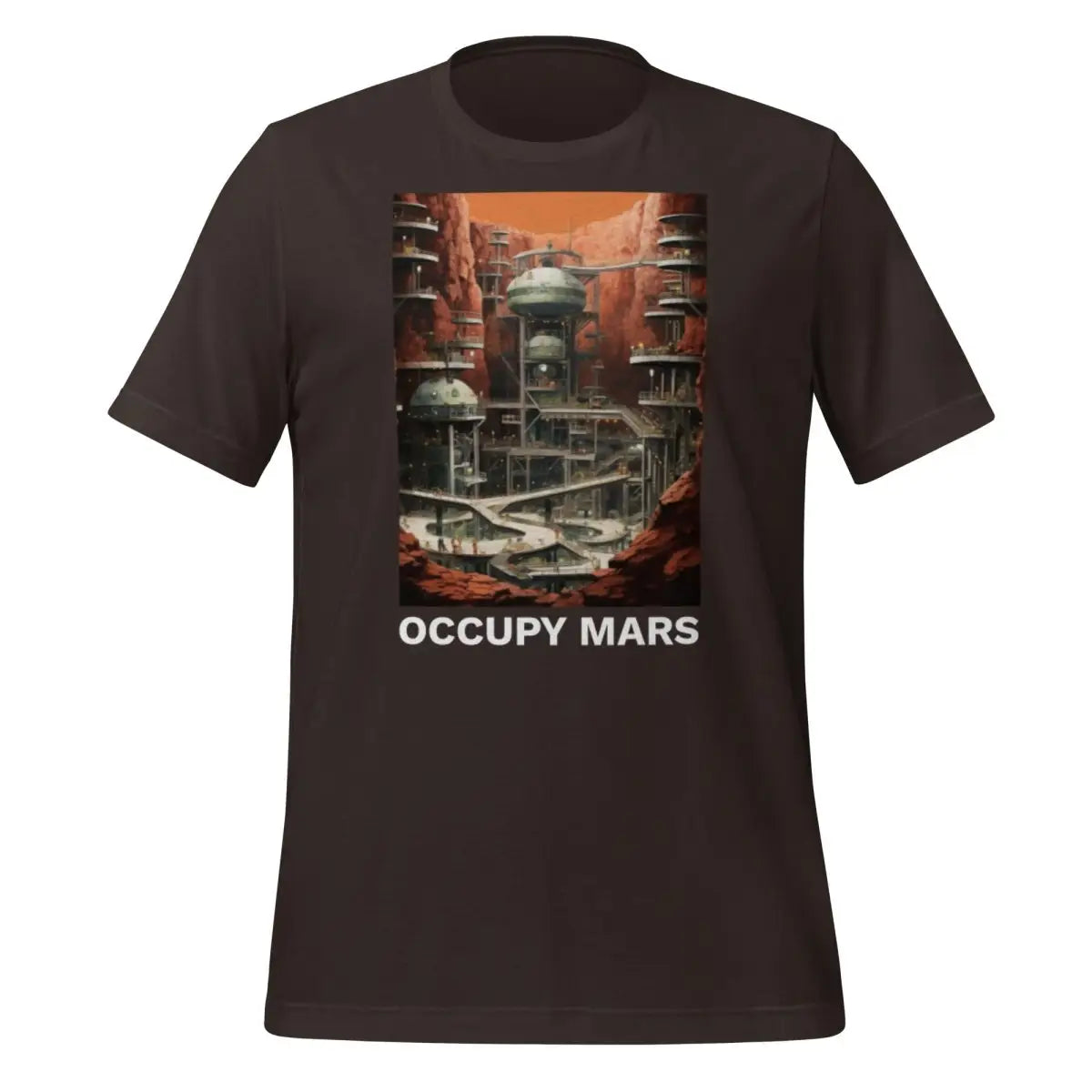 Occupy Mars T-Shirt 1 (unisex) - Brown / M