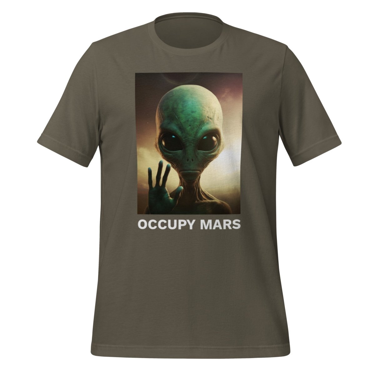 Occupy Mars T - Shirt 2 (unisex) - Army - AI Store
