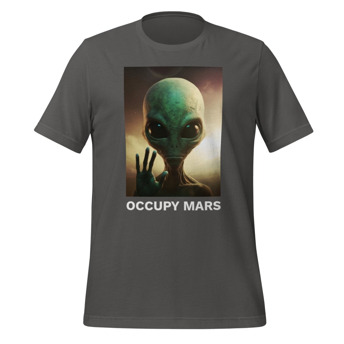 Occupy Mars T - Shirt 2 (unisex) - Asphalt - AI Store