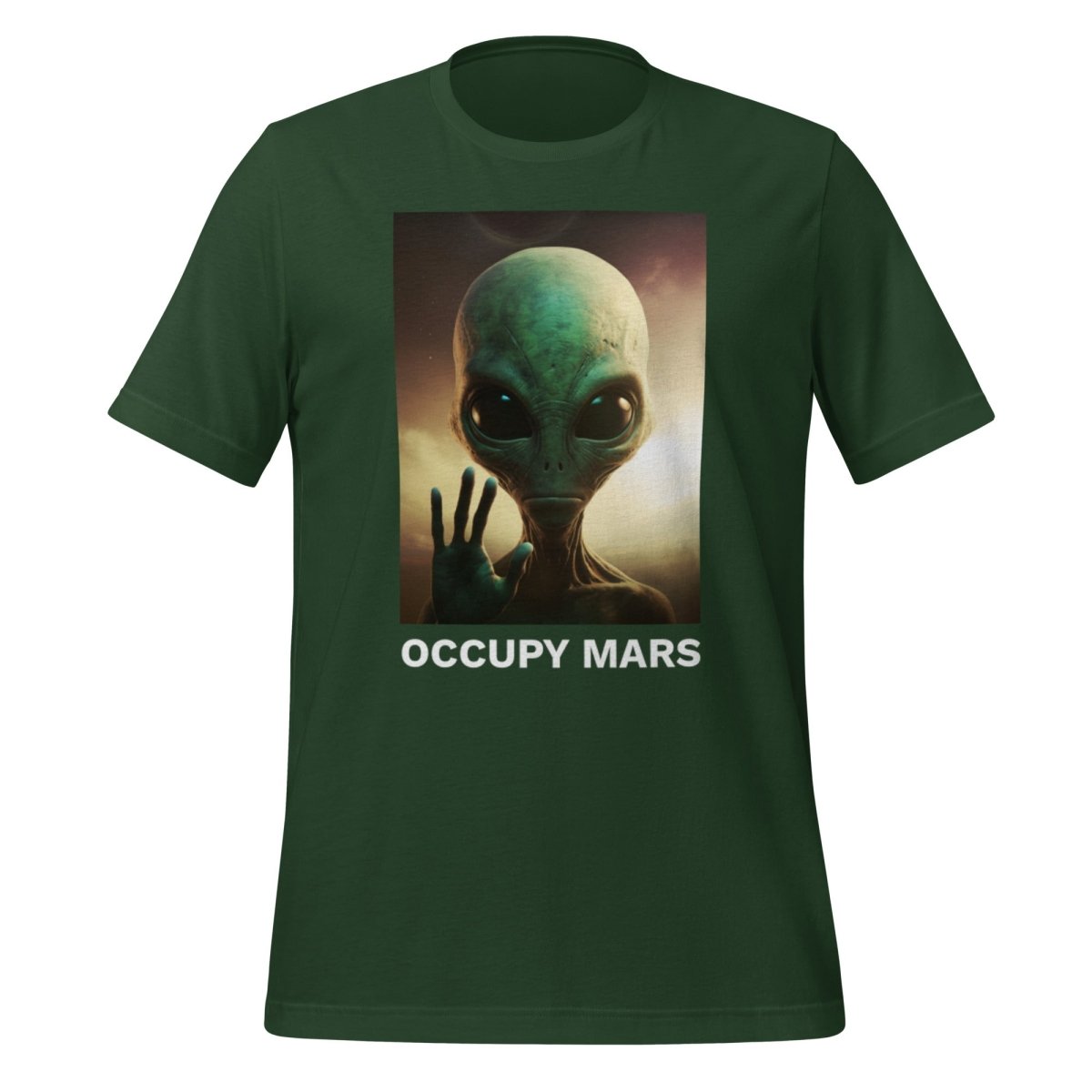 Occupy Mars T - Shirt 2 (unisex) - Forest - AI Store