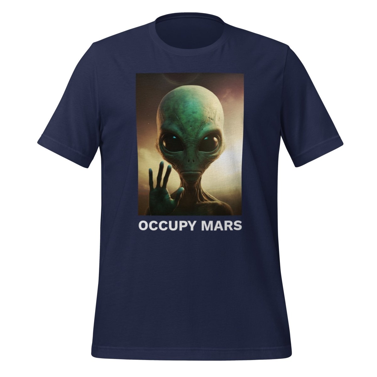 Occupy Mars T - Shirt 2 (unisex) - Navy - AI Store